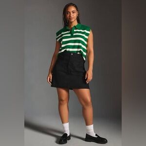 Maeve The Colette Mini Skirt in Black